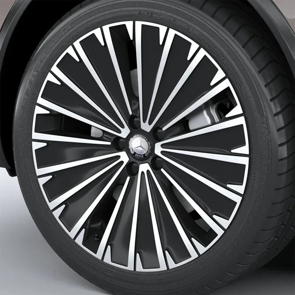 56/60/65mm Car Wheel Center Cover Hub Cap Resin Badge Emblem sticker Decal styling auto Accessories Mercedes Benz AMG  C260 C300