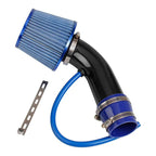 1Set 3" Cold Air Intake Filter Induction Kit Pipe Power Flow Hose System