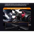 For Chevrolet Cruze Bolt Aveo Spark Onix capti Cavalier Carbon fiber Suede Microfiber Car Steering Wheel Cover Auto Accessories