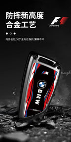 Car Remote Key Case Cover Shell Protector For BMW M Performance F30 F20 F10 F18 F22 F01 X3 X4 F06 F02 M3 M5 Auto Accessories