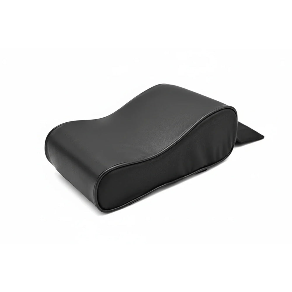 Almohadilla para reposabrazos de coche, cojín de protección de consola Central de cuero para coche, caja de almacenamiento de reposabrazos de espuma viscoelástica gruesa con bolsillo