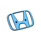 3D ABS Car Emblem Front Head Grill Hood Bonnet Emblem Rear Tail Bumper For Honda Civic 2006-2015 8th 9th 9.5th generation Civic