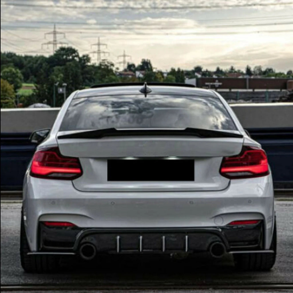 For BMW 2 Series F22 Coupe M2 F87 2014 2015 2016 2017 2018 2019 2020 2021 Rear Bumper Roof Spoiler Trunk Top Wing Lip