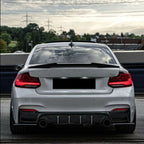 For BMW 2 Series F22 Coupe M2 F87 2014 2015 2016 2017 2018 2019 2020 2021 Rear Bumper Roof Spoiler Trunk Top Wing Lip