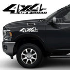 Car 4x4 Off Road Sticker Pickup Truck Vinyl Decor Decal For Isuzu Dmax Ford Ranger F150 Toyota Hilux GMC Sierra Canyon Dodge RAM