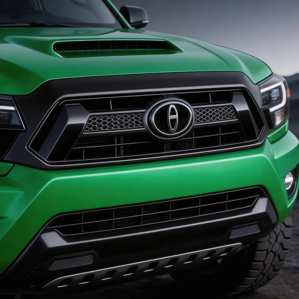 Front Grille Grill Compatible With 2012 2013 2014 2015 Toyota Tacoma Pickup Truck TRD Style Front Bumper Mesh Grill Assembly