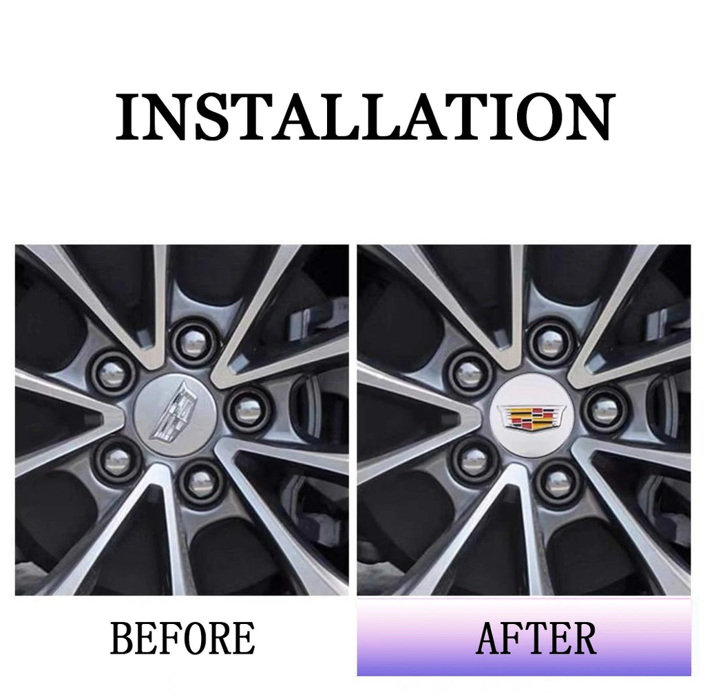 66mm 4pcs Wheel Center Hub Cover Caps Accessories for Cadillac Escalade XT5 XT6 CT5 CT6 XTS CT4 Auto Tire Emblem Car Styling