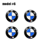 4Pcs 56mm 60mm 65mm Car Wheel Tire Center Emblem Decal For BMW M E90 E60 E46 E39 F10 E87 X3 X4 X1 G30 G20 Cover Hub Caps Sticker