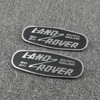 3D Metal Car Front Grille Emblem for Land Rover SOLIHULL ENGLAND Logo Sticker Defender 2015 Auto Badge Decoration Accessories