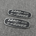 3D Metal Car Front Grille Emblem for Land Rover SOLIHULL ENGLAND Logo Sticker Defender 2015 Auto Badge Decoration Accessories
