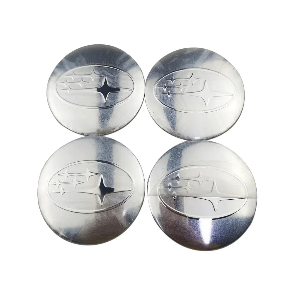 4pcs 56MM Car Wheel Center Emblem Hub Badge Sticker for Subaru STI XV WRC WRX BRZ LEVORG FORESTER IMPREZA LEGACY OUTBACK