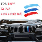 ABS Car Grille Trim Strip For BMW X1 X2 X3 X4 X5 X6 X7 E84 F48 F49 F39 E83 F25 G01 F26 G02 E70 F15 E53 G05 E71 E72 F16 G06 G07