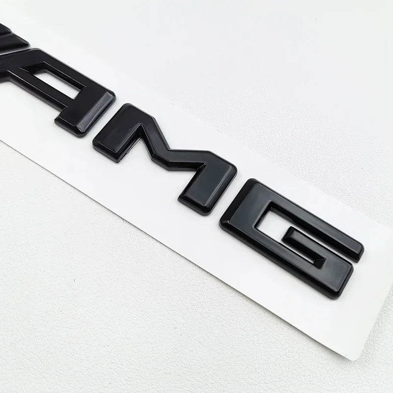 3D ABS Black A35 A45 A160 A180 A200 A250 Logo Letters 4MATIC Badge Car Rear Star Sticker AMG Emblem For Mercedes Benz