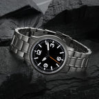 BERNY Full Titanium Watches for Men Super Luminous Sapphire Sports Field Quartz Men's Watch VH31 Wristwatch 5ATM Easy Read