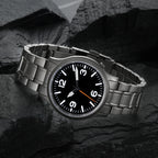 BERNY Full Titanium Watches for Men Super Luminous Sapphire Sports Field Quartz Men's Watch VH31 Wristwatch 5ATM Easy Read