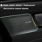 Chevrolet 3D Aluminum Car Audio Stickers Fit For Silverado Impala Malibu Equinox Cruze Camaro Tahoe/Suburban Blazer Spark Aveo
