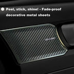 Chevrolet 3D Aluminum Car Audio Stickers Fit For Silverado Impala Malibu Equinox Cruze Camaro Tahoe/Suburban Blazer Spark Aveo