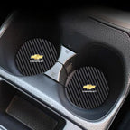 Car Cup Holder Coaster Anti-Slip Car Water Cup Pad For Chevrolet Onix Cruze Silverado Impala Equinox Malibu Tahoe Cobalt Camaro