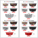 1pcs 3D ABS Car Front Grille Center Emblem Badge Rear Trunk Sticker Accessories For Cadillac CT4 CT5 CT6 XT4 XT5 XT6 XTS ATS