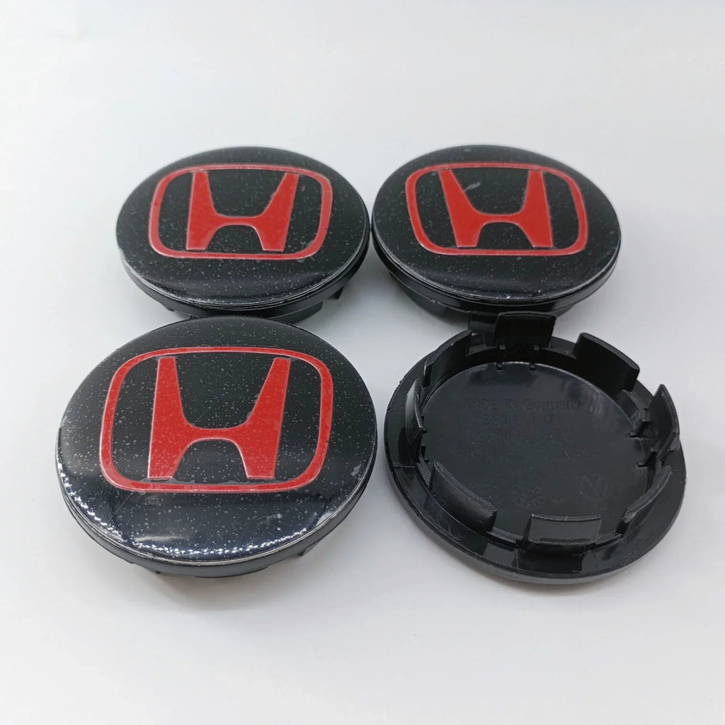 4pcs65mm 68mm For H Honda Mugen Pilot TypeR TypeS Insight CarStyling Wheel Center Hub Caps Cover Replacement Accessoriesstickers