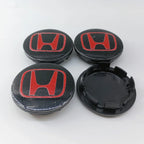 4pcs65mm 68mm For H Honda Mugen Pilot TypeR TypeS Insight CarStyling Wheel Center Hub Caps Cover Replacement Accessoriesstickers