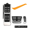 LULECI Car Pedals for Audi AT MT 2009-2024 A4 B8 B9 A6 C7 C8 Q5 High Quality Stainless Steel Accelerator Brake Pedal Cover Pads