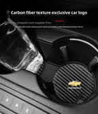 Car Cup Holder Coaster Anti-Slip Car Water Cup Pad For Chevrolet Onix Cruze Silverado Impala Equinox Malibu Tahoe Cobalt Camaro