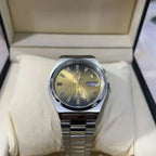 Orient Watch Mechanical Wristwatch Japanese Movement Stainless Steel Bracelet Folding Clasp with Luminescent