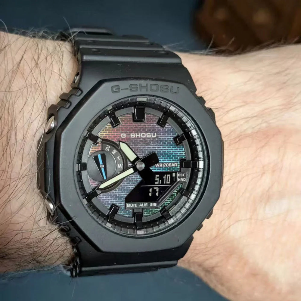 200  Detachable Strap Full-Featured Sports Digital Electronic Watch LED Dual Display