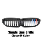 XVIP For BMW G20 3-Series G20 G21 G28 2019-2023 Front Bumper Hood Kidney Racing Grilles Replacement Black Diamond Meteor Style