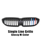 XVIP For BMW G20 3-Series G20 G21 G28 2019-2023 Front Bumper Hood Kidney Racing Grilles Replacement Black Diamond Meteor Style