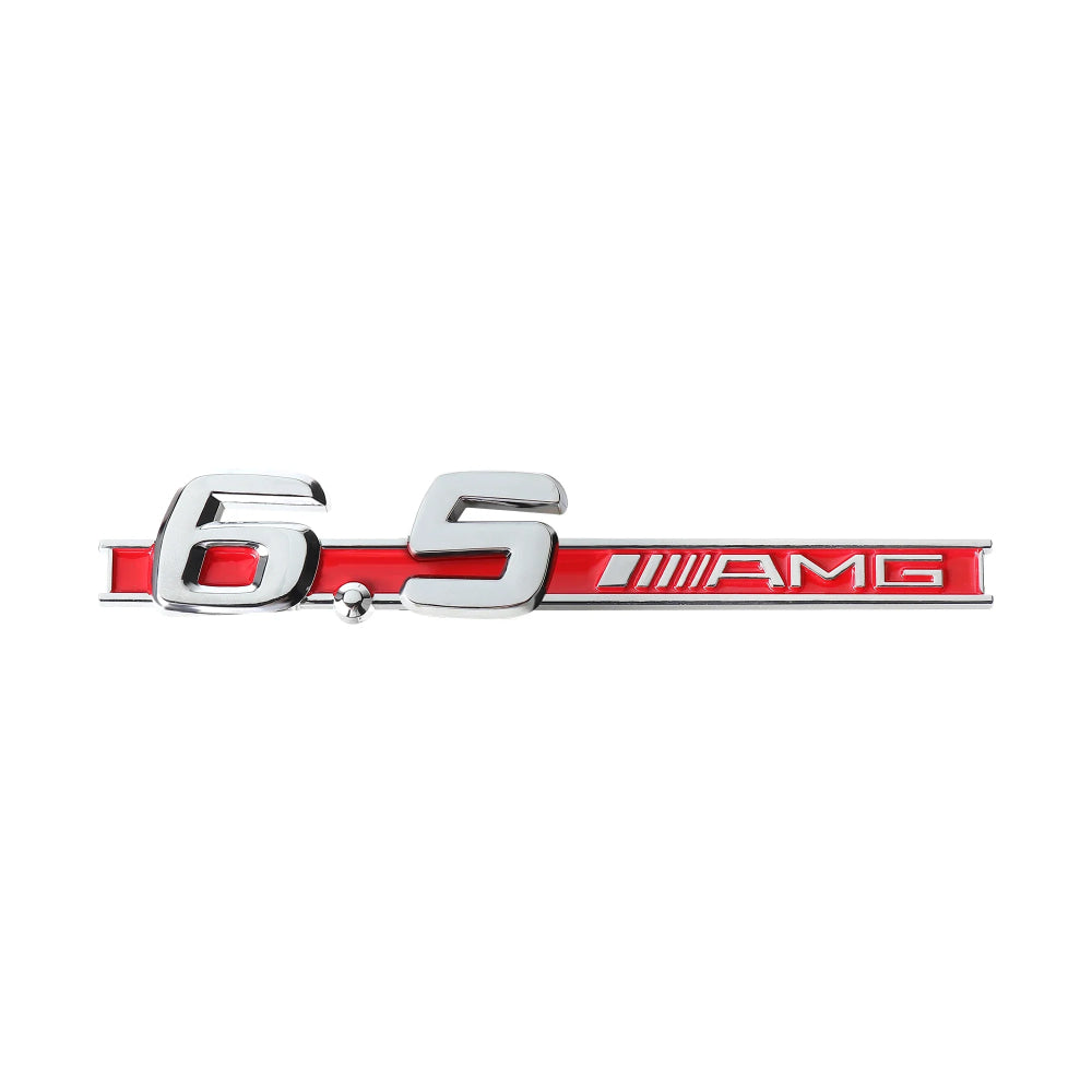 3D ABS Car Styling Logo 3.2 5.5 6.3 6.5 AMG Badge Fender Side Rear Trunk Sticker for Mercedes Benz A CLA GLC W108 W222 C180 W190