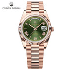 2025 New PAGANI DESIGN Men's Watch DD36 Rose Gold Luxury Automatic Watch For Men Mechanical Wristwatches Sapphire Mirror Clock