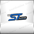 3D Metal Car Styling ST Line Logo Front Grill Badge Sticker For Ford Focus Fiesta Ecosport Mondeo Kuga Rear Trunk Side Fender