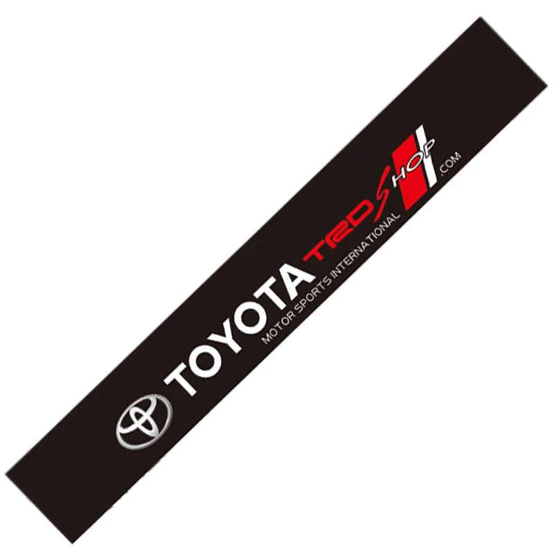 Car Front and Rear Windshield Reflective Stickers Car Styling For Toyota Hilux Aygo Yaris Ractis Corolla Camry CHR Auris Tacoma