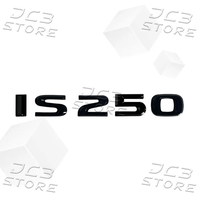 1Pcs 3D Chrome Metal Car AWD Letter Logo Fender side Rear Bumper Trunk Emblem Sticker For Lexus IS200 IS250 IS300 IS350 Decor