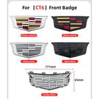 1pcs 3D ABS Car Front Grille Center Emblem Badge Rear Trunk Sticker Accessories For Cadillac CT4 CT5 CT6 XT4 XT5 XT6 XTS ATS