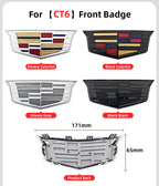 1pcs 3D ABS Car Front Grille Center Emblem Badge Rear Trunk Sticker Accessories For Cadillac CT4 CT5 CT6 XT4 XT5 XT6 XTS ATS