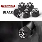5pcs Car Tire Stem Valve Caps Dustproof Caps Cover Accessories For Toyota Hilux Aygo Yaris Ractis Corolla Camry CHR Auris Tacoma
