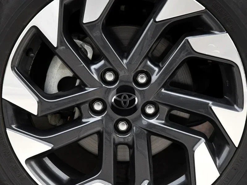 4Pcs 56MM Car Styling Aluminum Wheel Center Hub Caps Stickers For Toyota Rav4 Corolla Camry Aqua Yaris Cross Auris TRD GR Sport