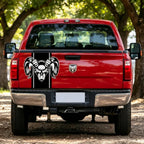 Ram Skull Stripe Waterproof Vinyl Truck Stickers Tailgate Decals Fit Dodge Ram 1500 2500 3500 Rebel Mopar Exterior Decor