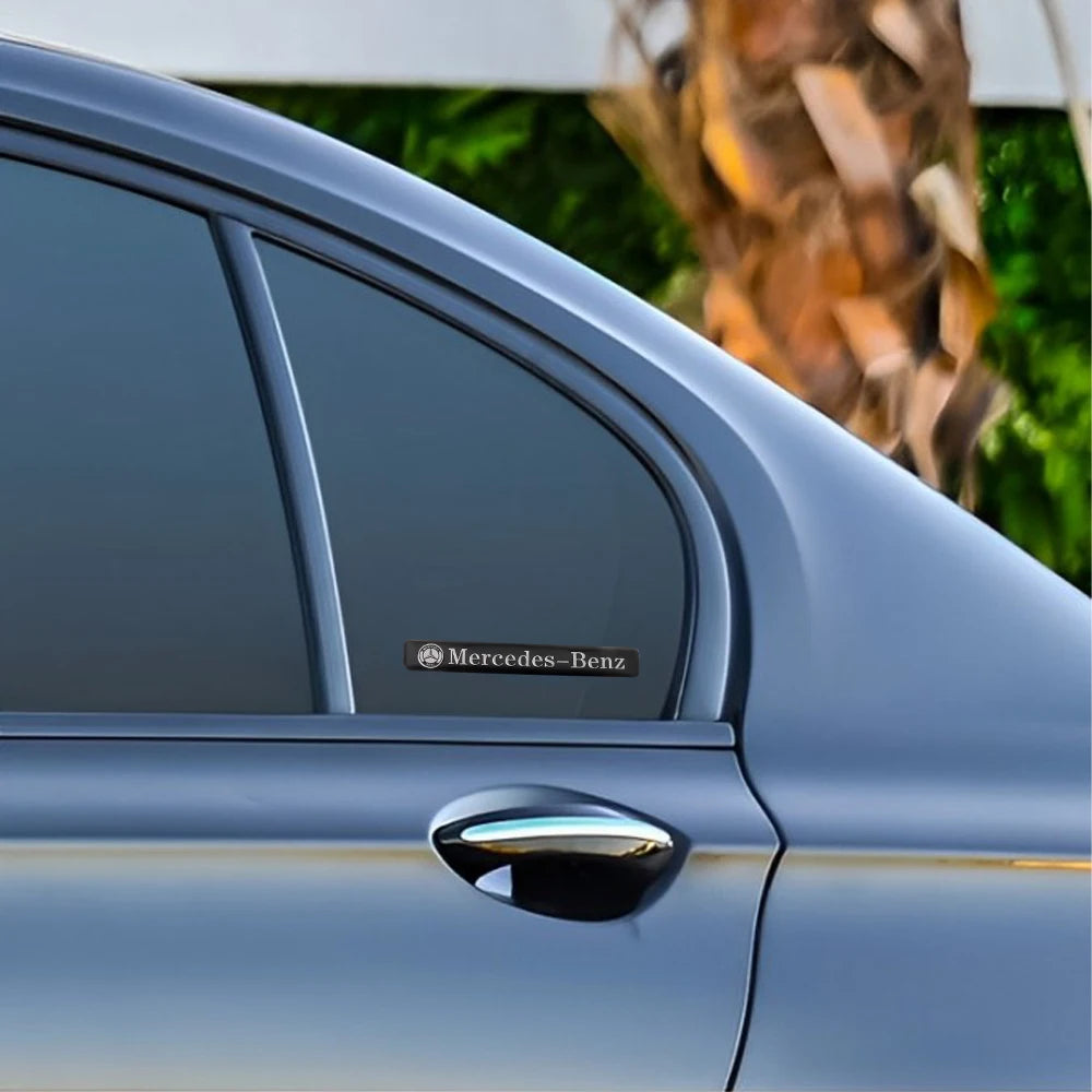 3D Aluminum Car Side Body Trunk Emblem Decoration Sticker For Mercedes Benz AMG Class GLK GLA CLA GLB W108 W447 W204 W205 Fortwo