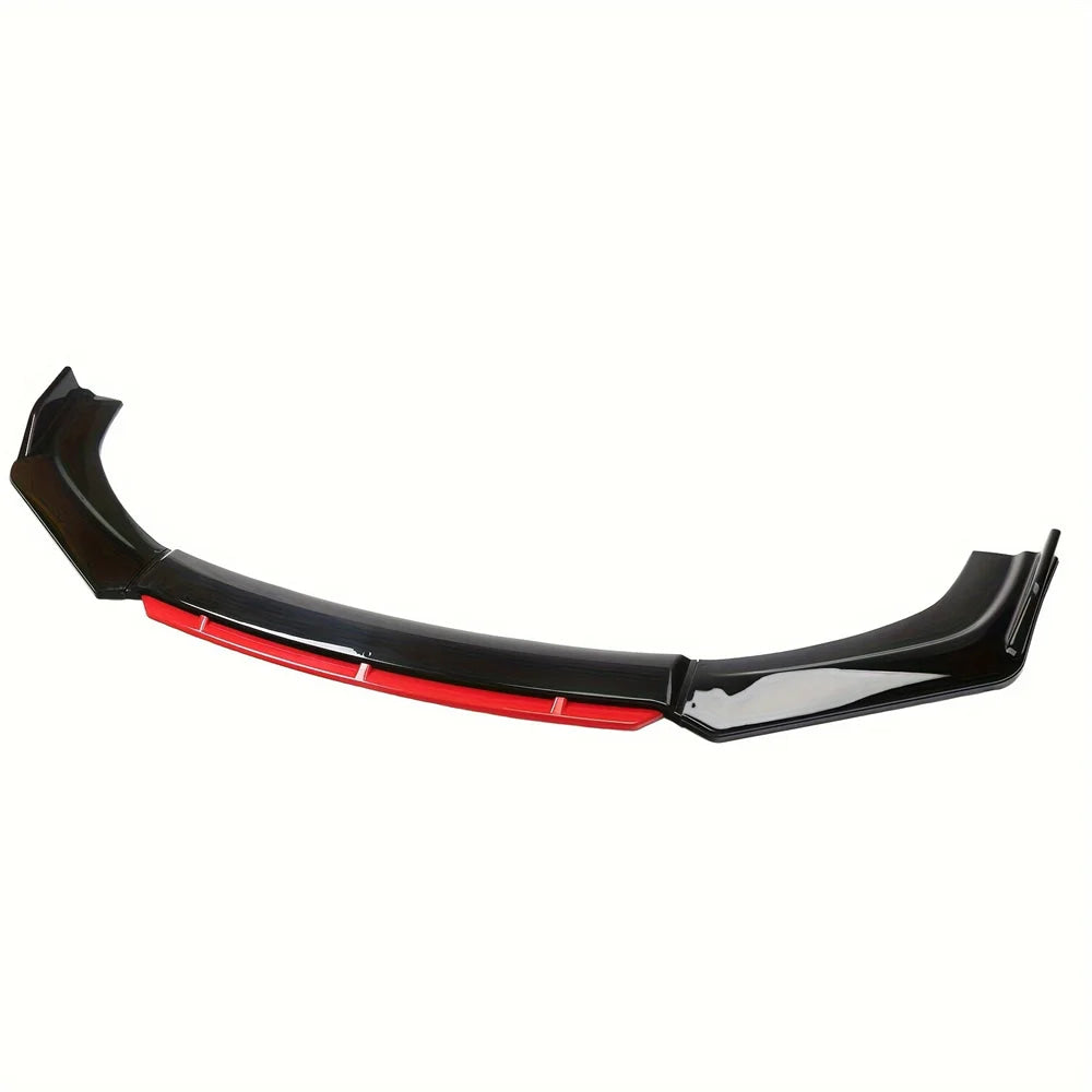 3PCS Universal Car Front Bumper Lip Splitter Lip Body Kit Spoiler Diffuser For BMW For Benz For Audi For VW For Subaru