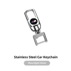 Car Metal Keychain Emblem Keyring Pendant Auto Accessories For BMW E90 G80 M3 G30 M5 F82 F83 F20 F21 G42 F95 F96 G06 G07 M2 M4