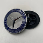 1PC 56mm Car Hood Emblem Badge Bonnet Emblem Cover For Mercedes Benz Brabus AMG W124 W163 W202 W203 W204 W210 W211 W205 Sticker