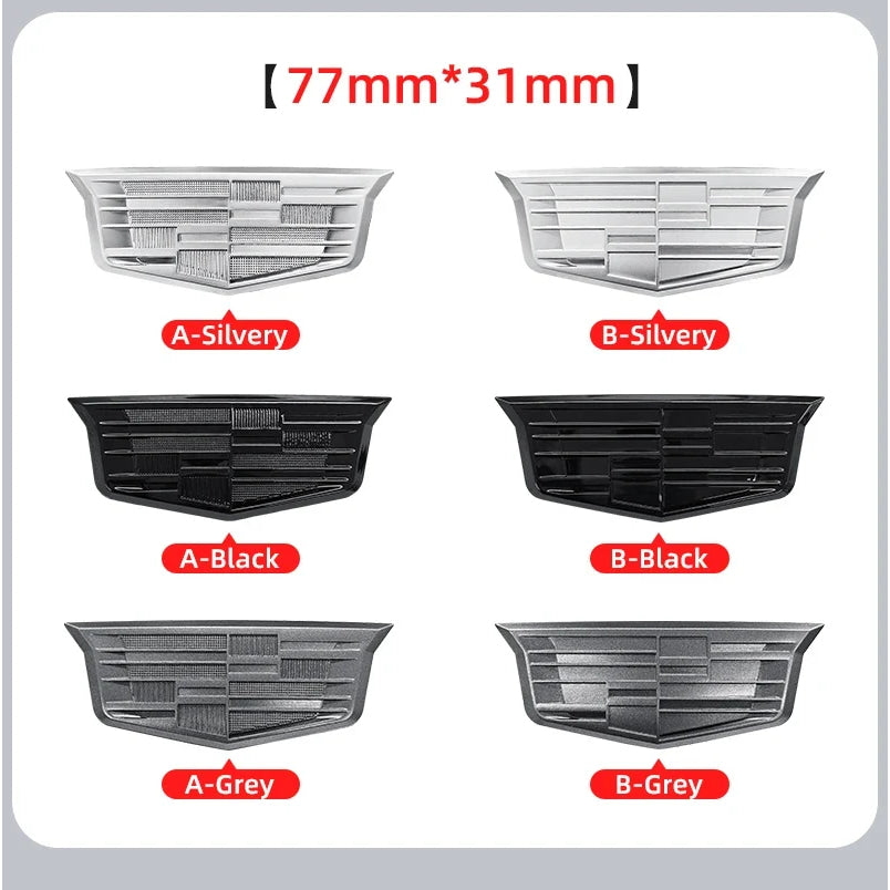 ABS Car Body Stickers Side Decals Emblem for Cadillac CT5 XT5 XT6 Escalade CTS DTS SLS XLR ATS SRX Tiburon Deville Accessories