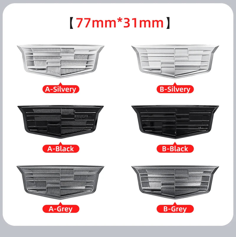 ABS Car Body Stickers Side Decals Emblem for Cadillac CT5 XT5 XT6 Escalade CTS DTS SLS XLR ATS SRX Tiburon Deville Accessories