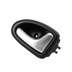 For Renault Car Inside Inner Door knob Interior Door Handle Left Right Fit For Clio 2000-2009 2/3-4/5 Doors Silver Matte Handles