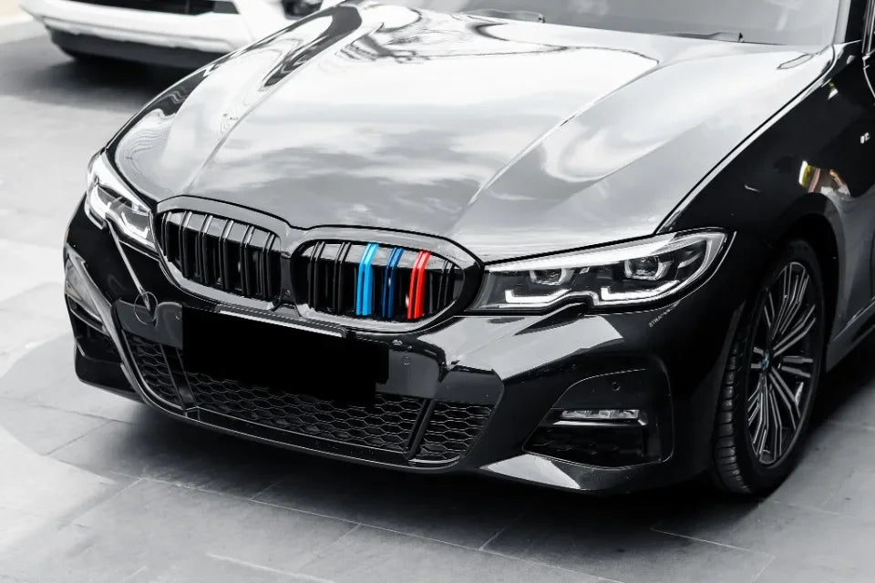 XVIP For BMW G20 3-Series G20 G21 G28 2019-2023 Front Bumper Hood Kidney Racing Grilles Replacement Black Diamond Meteor Style