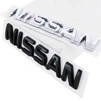 ABS Car Rear Trunk Letters Logo Badge Emblem Sticker For Nissan Qashqai Juke Pulsar Sentra Altima Patrol Micra Rogue Almera